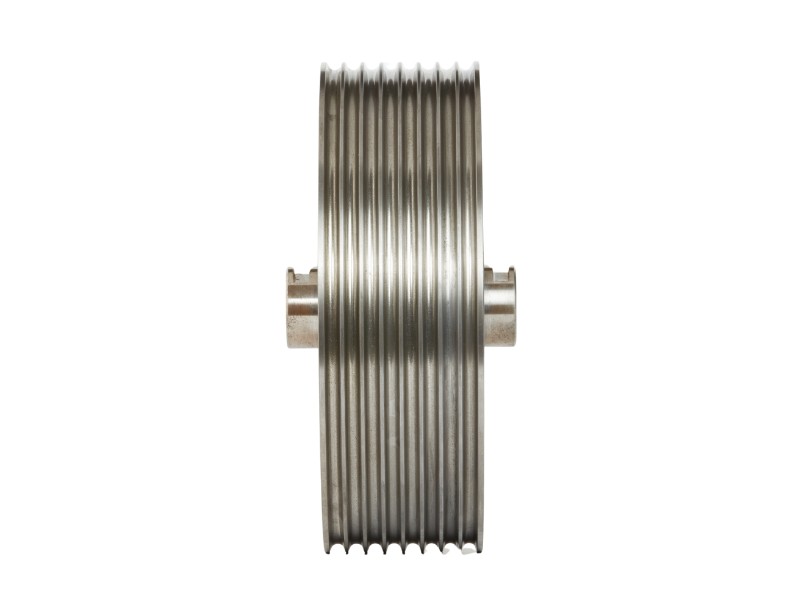 GG25 cast iron elevator pulley side view