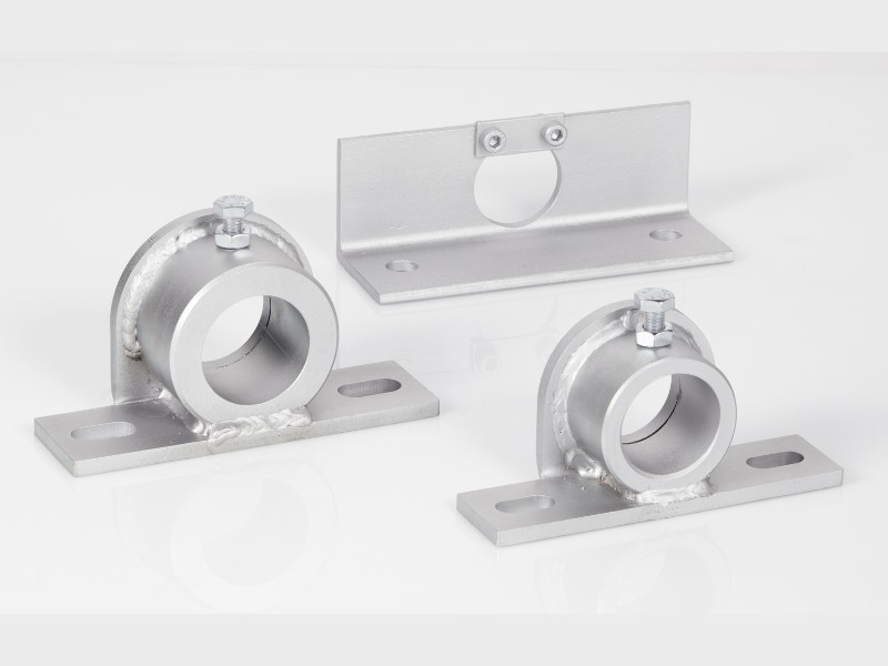 elevator pulley side supports
