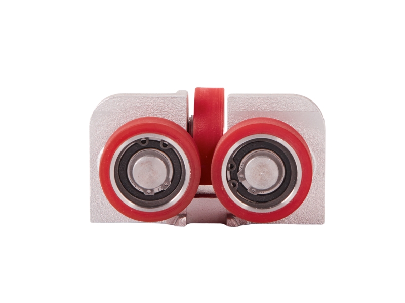 Elevator Roller guide aluminum alloy · 115×93×65 mm PU coating 5–16 mm rail