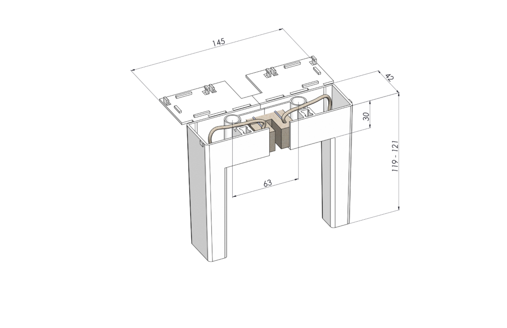 TMS Lift Yağdanlık Y145 Modeli Teknik Çizim